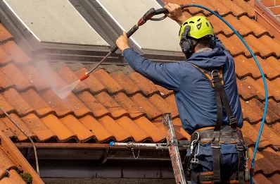 Démoussage et hydrofuge de toiture aux Mages